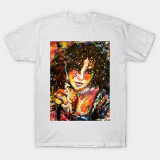 Smoking lady 77 T-Shirt